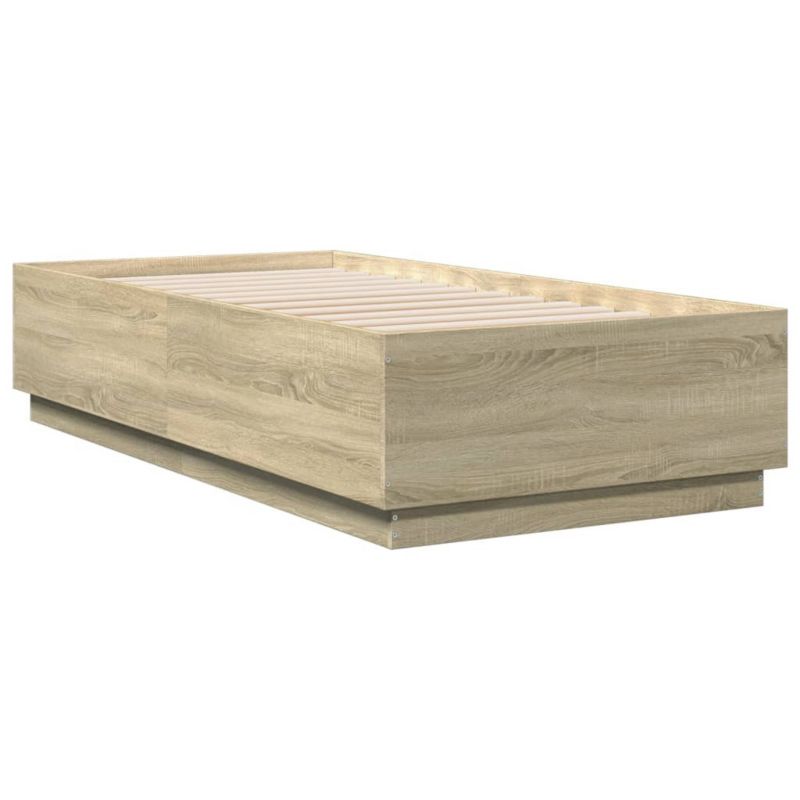 Łóżko drewniane WaszeMeble 75x190 cm brązowe WM-3209669 1 szt.
