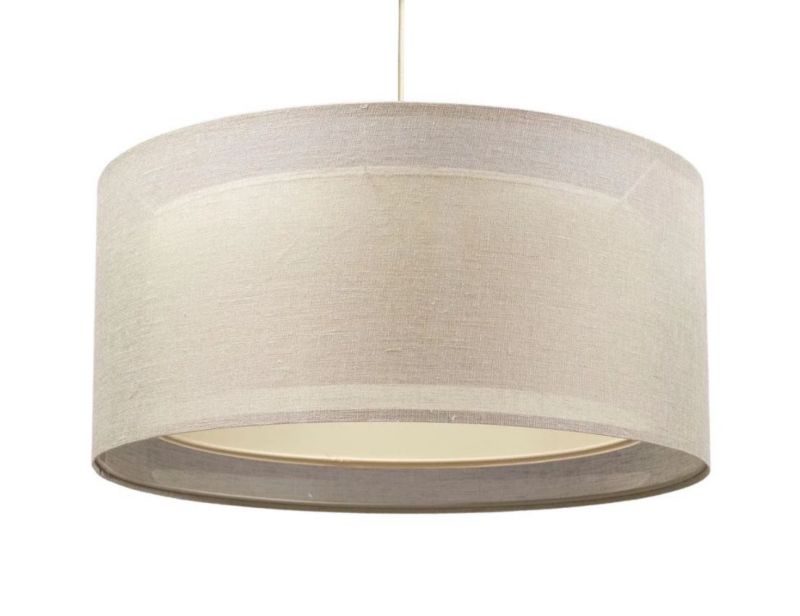 Lampa Bps Koncept wisząca DUO LEN LIGHT 50 beżowa 1 szt