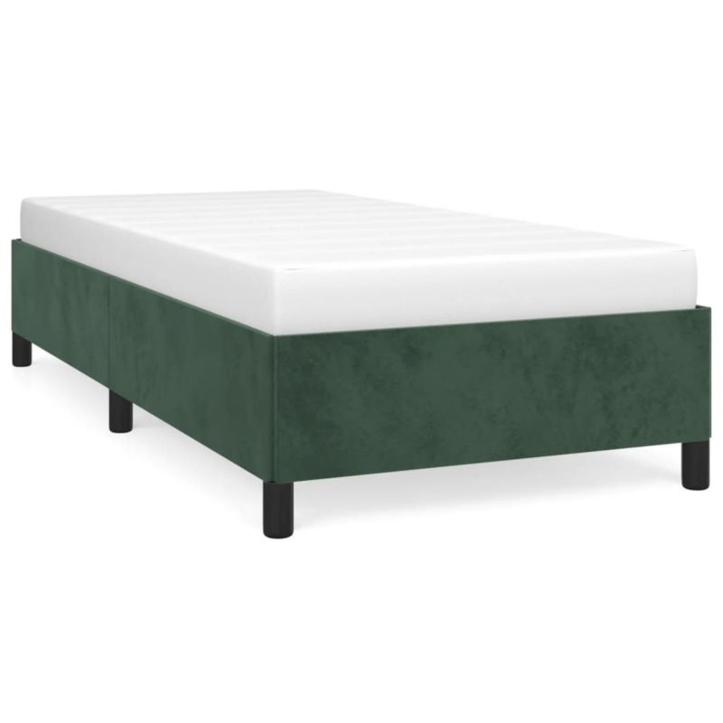 Łóżko tapicerowane WaszeMeble 90x200 cm ciemnozielone WM-347303 1 szt.
