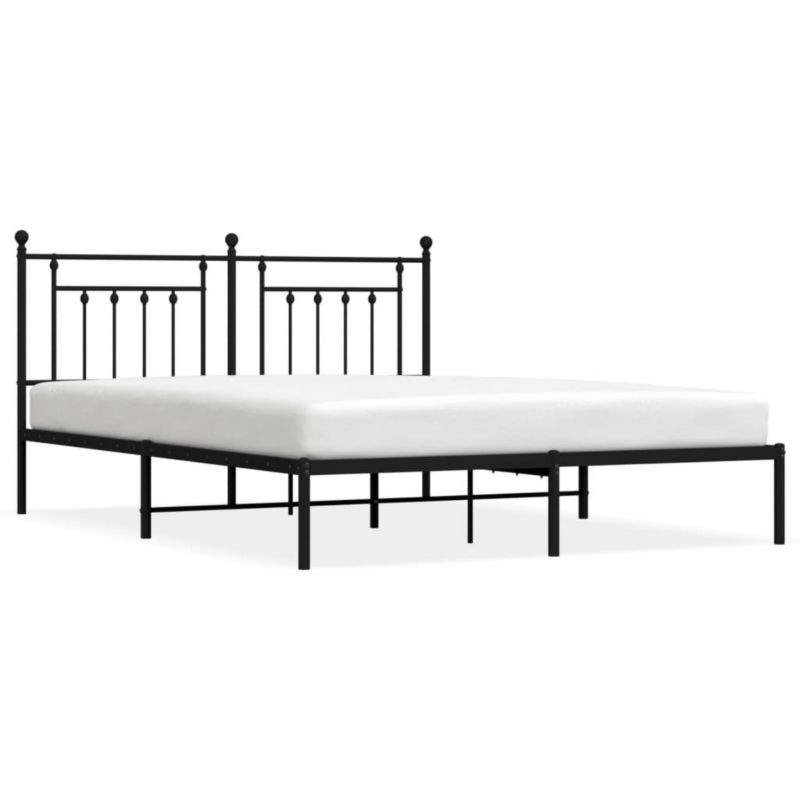 Łóżko metalowe WaszeMeble 180x200 cm czarna WM-353541 1 szt.