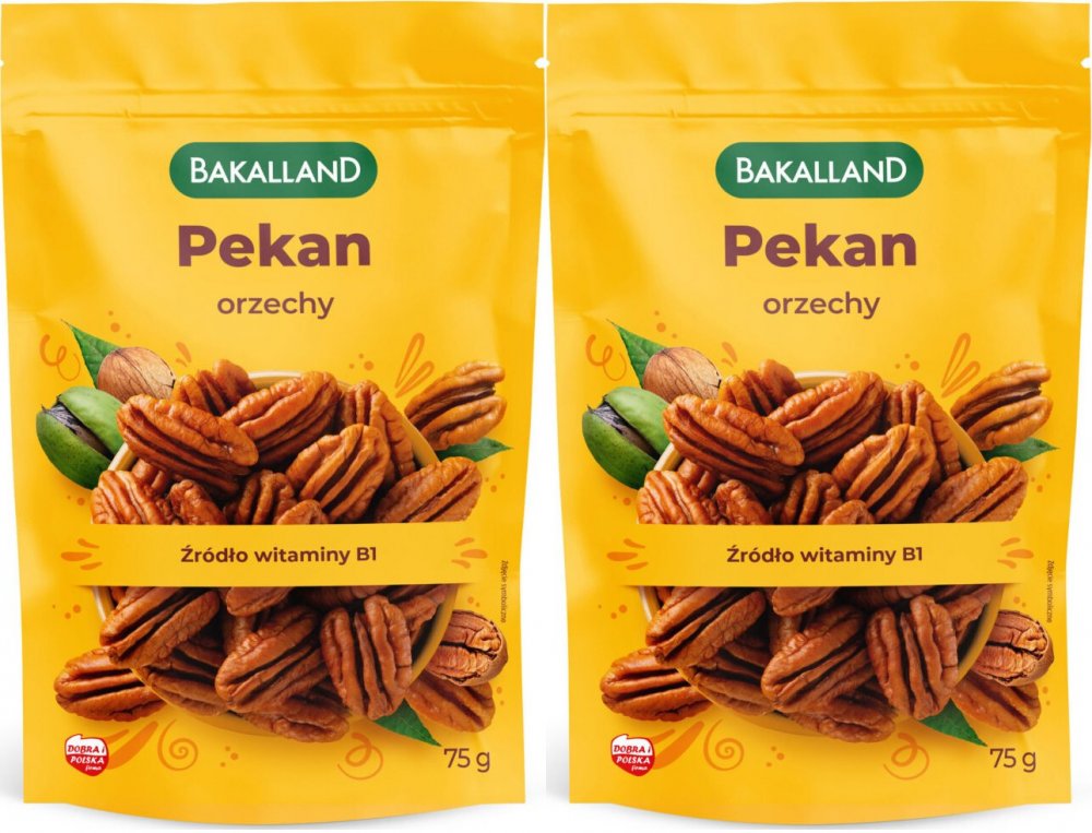 2x Orzechy pekan Bakalland, 75g