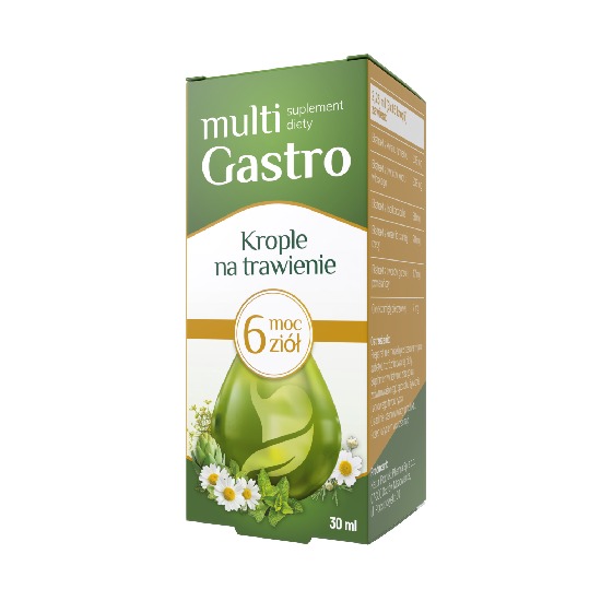 Multigastro, krople na trawienie, 30 ml