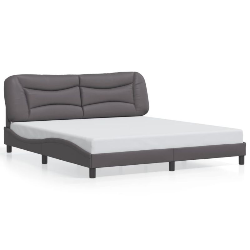 Łóżko tapicerowane WaszeMeble 180x200 cm szara WM-3208019 1 szt.