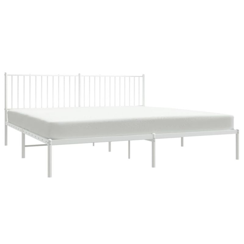 Łóżko metalowe WaszeMeble 193x203 cm biała WM-350937 1 szt.