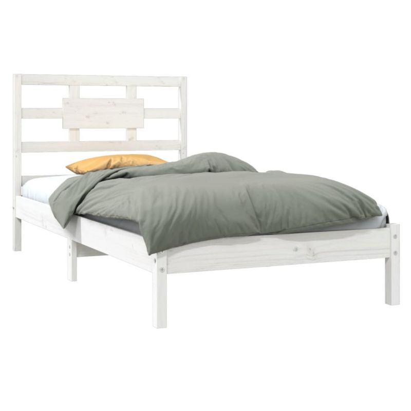 Łóżko drewniane WaszeMeble 90x200 cm biała WM-3105651 1 szt.