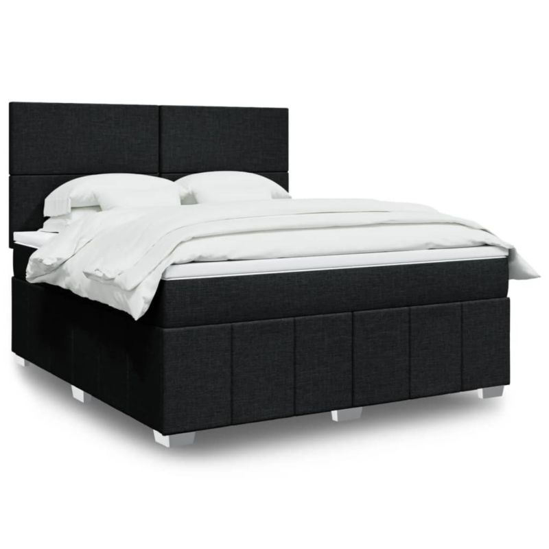 Łóżko kontynentalne WaszeMeble 180x200 cm czarne WM-3291742 1 szt.