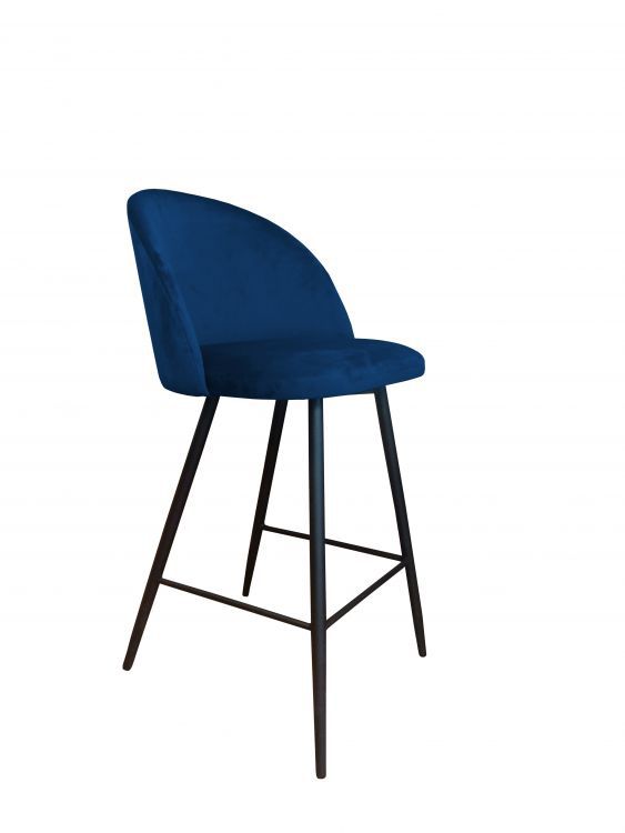 Hoker niski CLAUDINE VELVET granatowy ATOS 1 szt.