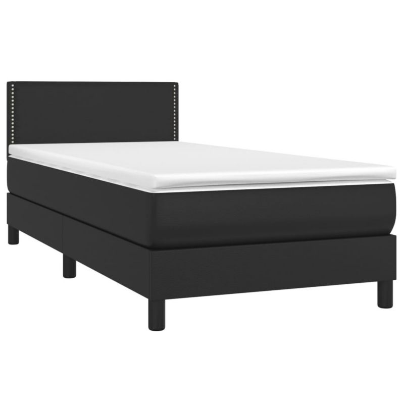 Łóżko kontynentalne WaszeMeble 90x200 cm czarna WM-3134141 1 szt.