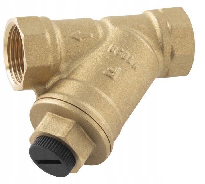 Filtr skośny Ferro siatkowy z magnesem nakrętno-nakrętny 12.7 mm 1 szt.
