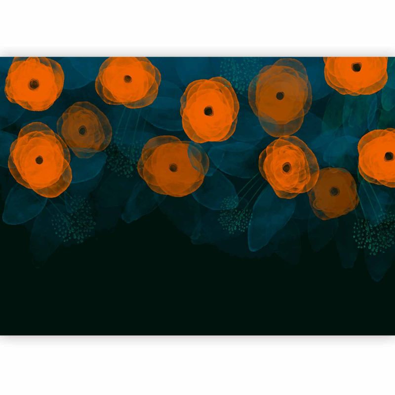 Fototapeta flizelinowa Artgeist 110g/m2 Kwiaty wielokolorowa 450x315 (9 części) 10093aa rolka 1 szt