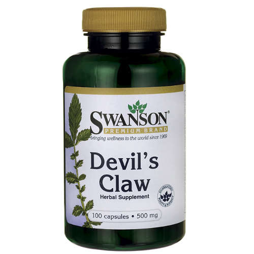 Swanson devil's claw (diabelski pazur) - kapsułki 500 mg, 100 sztuk