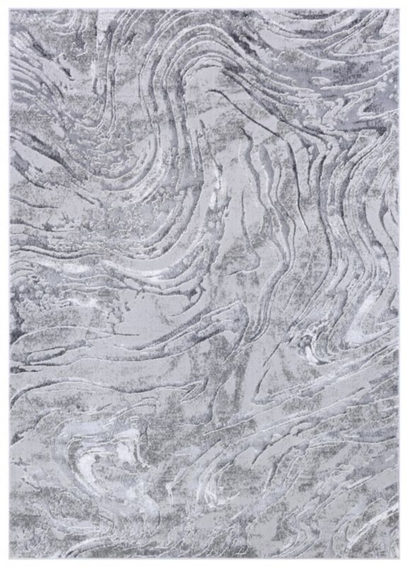 Dywan Wewnętrzny Novara Grigio Prostokątny Mazovia 160x230cm Szary Motyw Abstrakcyjny 1 szt.