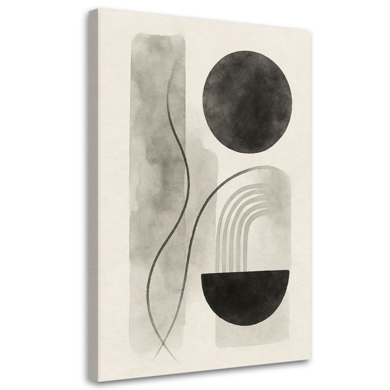 Obraz na płótnie Feeby Abstrakcja Geometryczna Akwarela 40x60cm 1szt