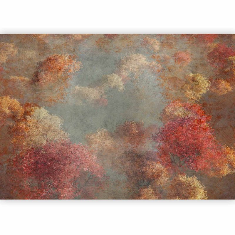 Fototapeta flizelinowa Premium Artgeist 155g/m2 Kwiaty zielona 250x175 (5 części) 10012aa rolka 1 szt