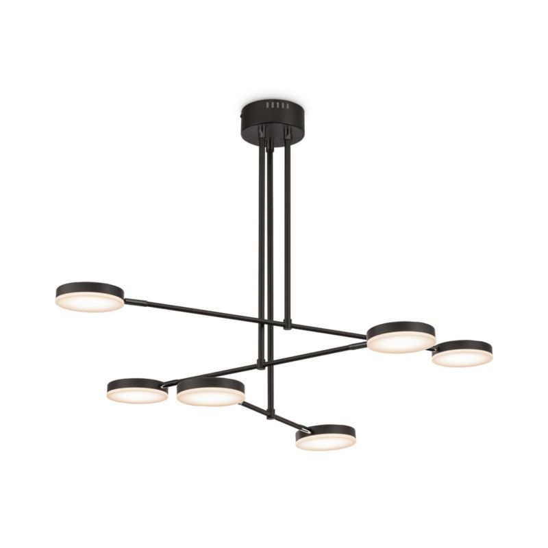Żyrandol Maytoni Fad 3343 czarny minimalistyczny wbudowany LED 36W 1 szt.