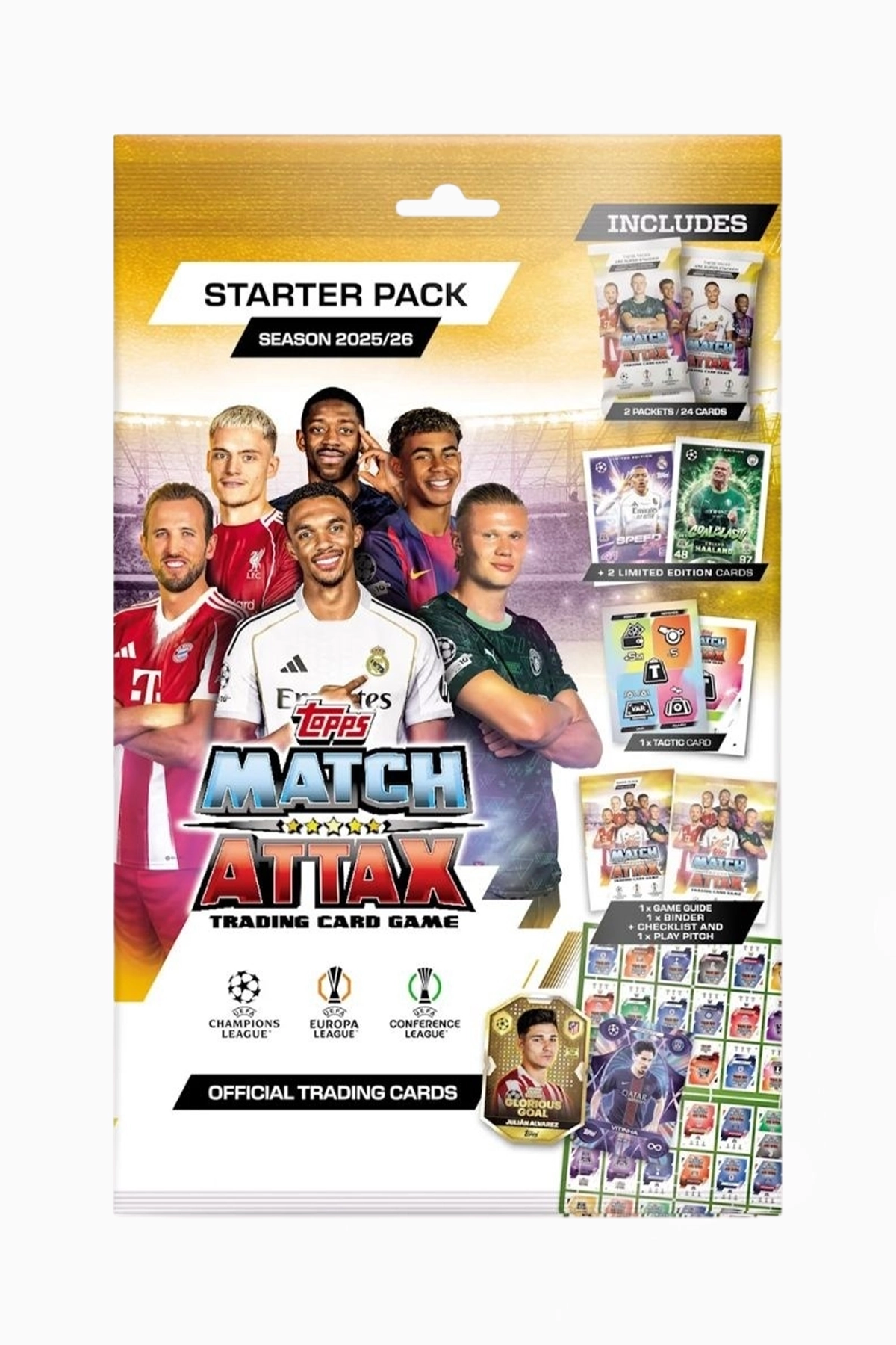 Karty kolekcjonerskie Topps Match Attax Extra 2025/26 Starter Pack UEFA Champions League