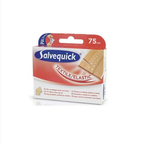 Salvequick - plastry tekstylne do cięcia, 75 cm x 6 cm, 1 sztuka