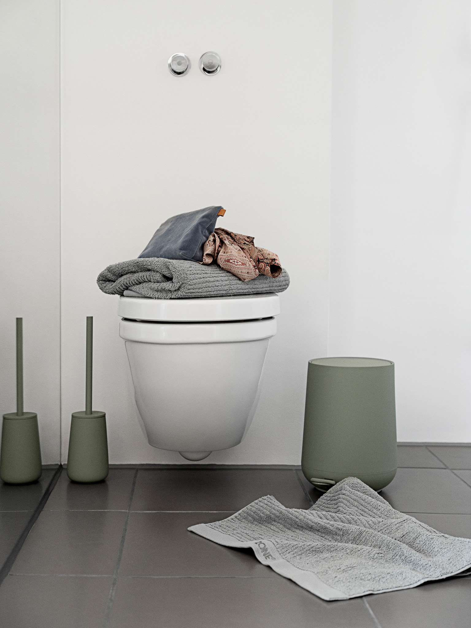 Zone Denmark Classic ręcznik 140x70 cm bawełniany zielony 153610