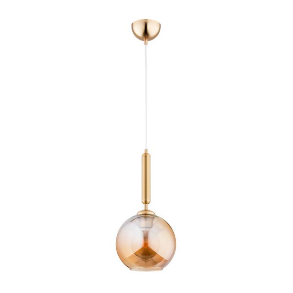 Lampa wisząca Alfa Grall złoto-bursztynowy nowoczesna 1xE27 x 15W 1 szt.