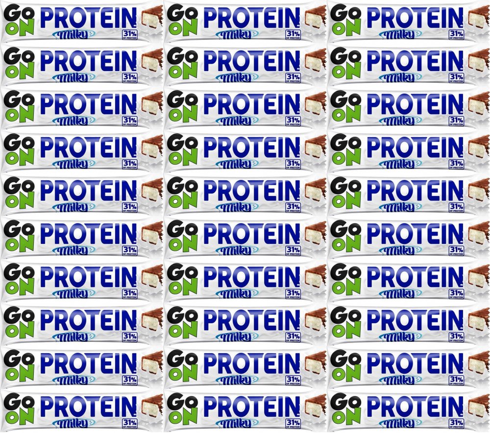 48x Baton proteinowy Sante Go On High Protein Milky, mleczny, 45g