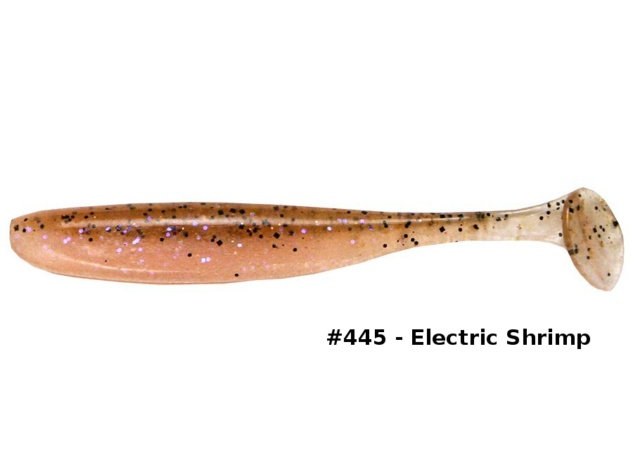 Keitech Guma Easy Shiner 4'' 10cm Electric Shrimp