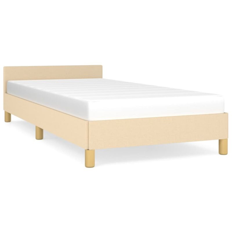 Łóżko tapicerowane WaszeMeble 80x200 cm kremowa WM-347372 1 szt.