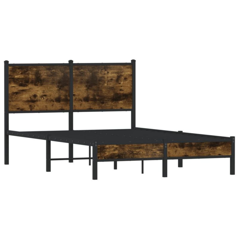 Łóżko metalowe WaszeMeble 120x200 cm dąb WM-4007812 1 szt.