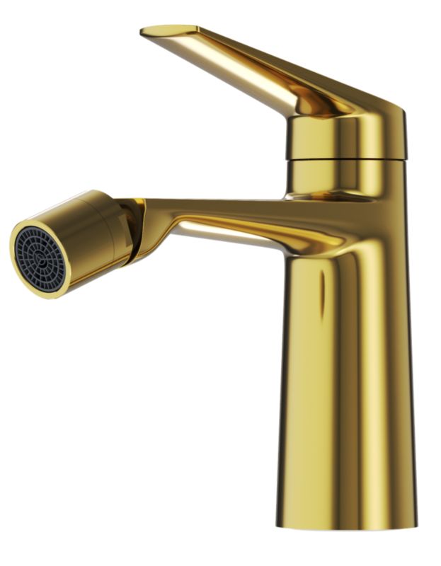 Bateria Bidetowa Granitan Nave Gold Łazienkowa Mosiężna stojąca Jednnouchwytowa 1 szt.