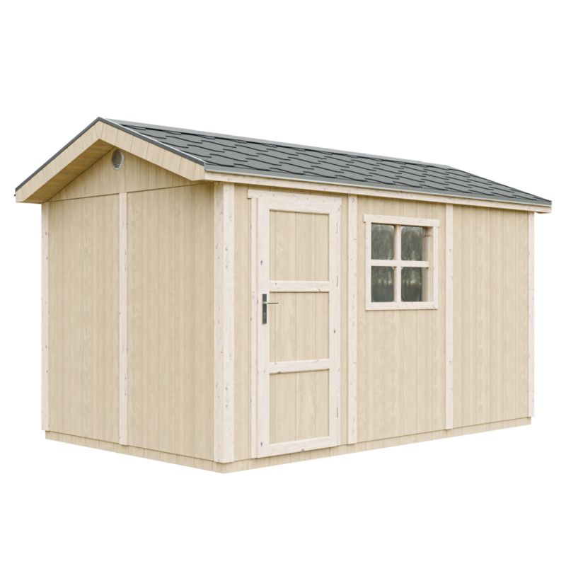Domek ogrodowy TIMBELA M914 8,68 m² LP Smartside z podłogą i gontem bitumicznym 1 szt.