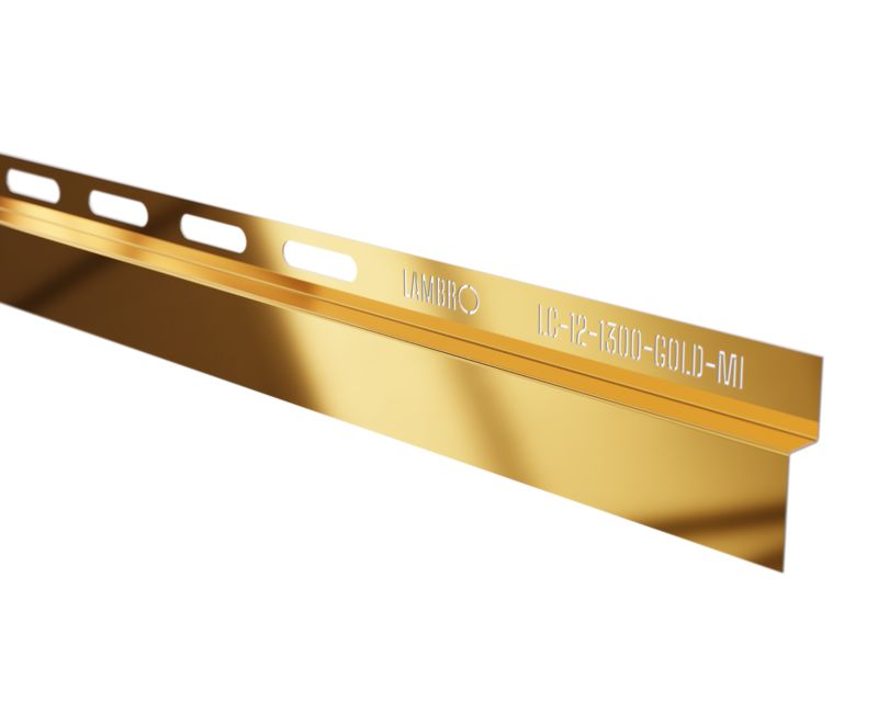 Listwa brodzikowa czołowa Lambro złoty połysk 130 cm 1 szt.
