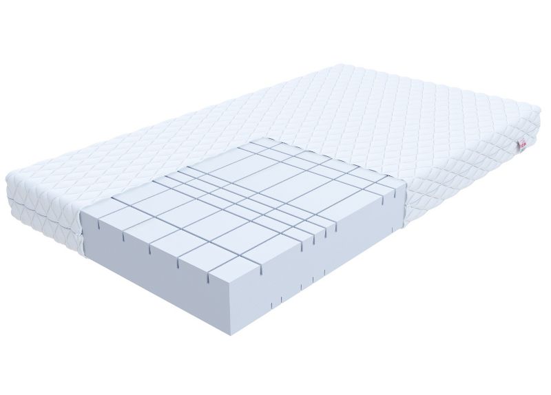 Materac piankowy FDM PEARL 80x200 profilowana pianka wysokoelastyczna HR H30 1 szt.