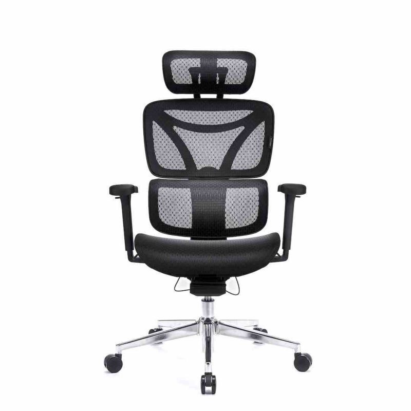 Fotel biurowy ergonomiczny LVNSystem Control Pro czarny 1 szt.