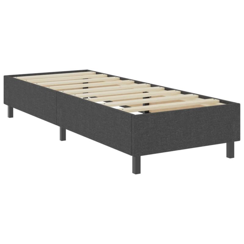 Łóżko kontynentalne WaszeMeble 90x200 cm szare WM-287461 1 szt.