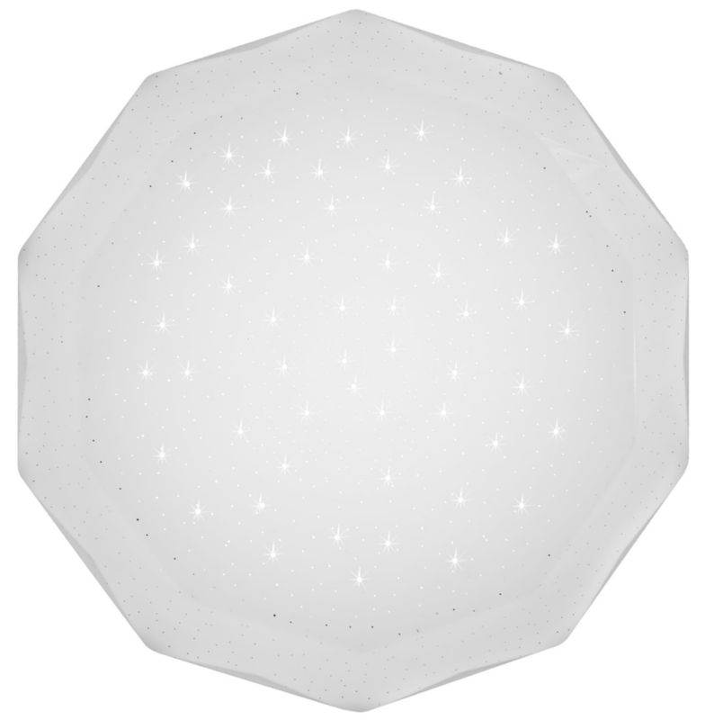 Plafon sufitowy nowoczesny Candellux Sky biały LED 10W 6500K 660lm IP20 wym: 9 x 34 x 34 cm akryl - 1 szt.