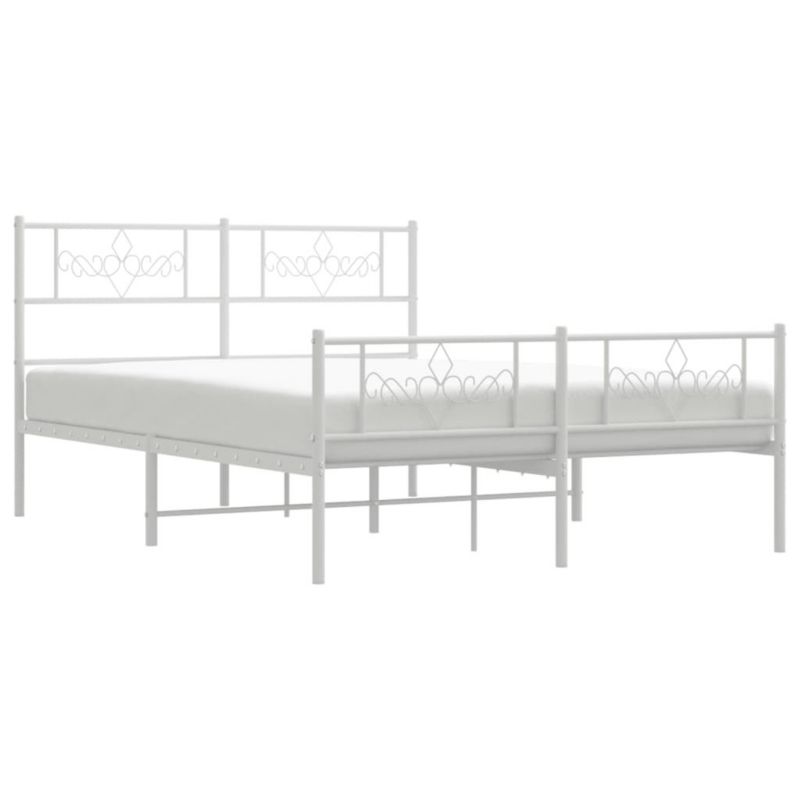 Łóżko metalowe WaszeMeble 120x190 cm biała WM-355331 1 szt.