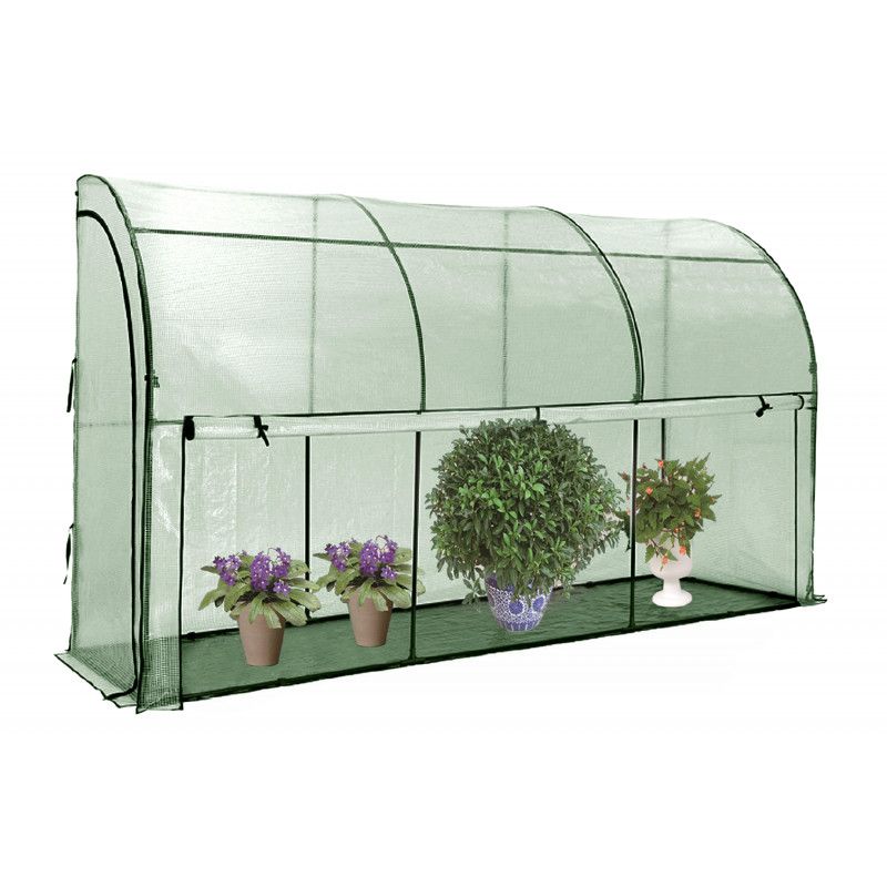 Tunel ogrodowy 4iQ Group 2x1x2m Zielony Folia UV 1szt.
