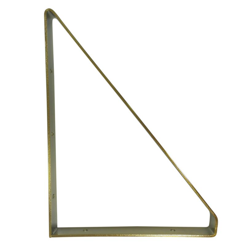 Wspornik GoodHome Clever 200 x 280 mm złoty