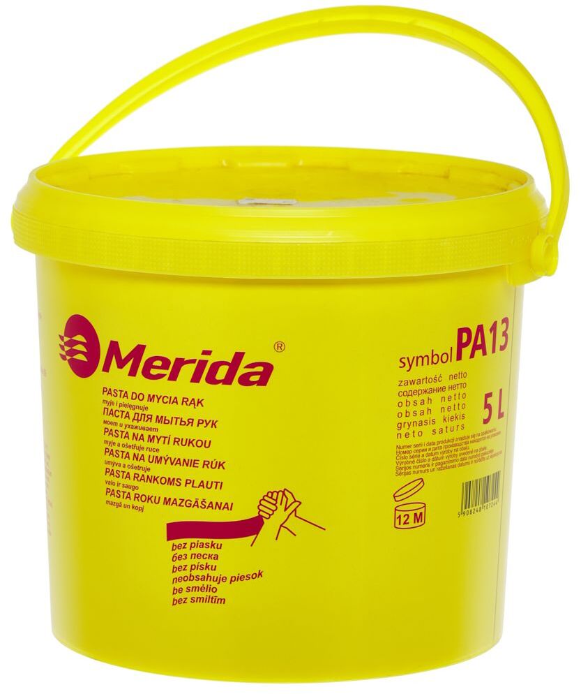 Pasta BHP Merida PA13, bez piasku, 5l, cytrynowy z melisą