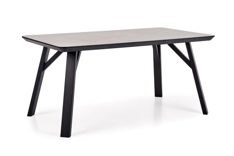 Stół Halmar HALIFAX 160x90 beton/czarny 1 szt