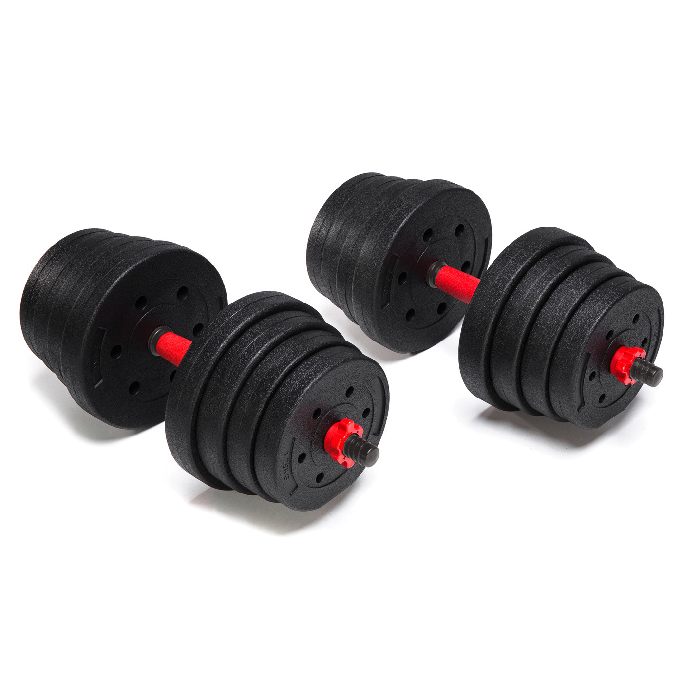 Hantle Regulowane + Sztanga Zestaw 30kg 2 x 15kg