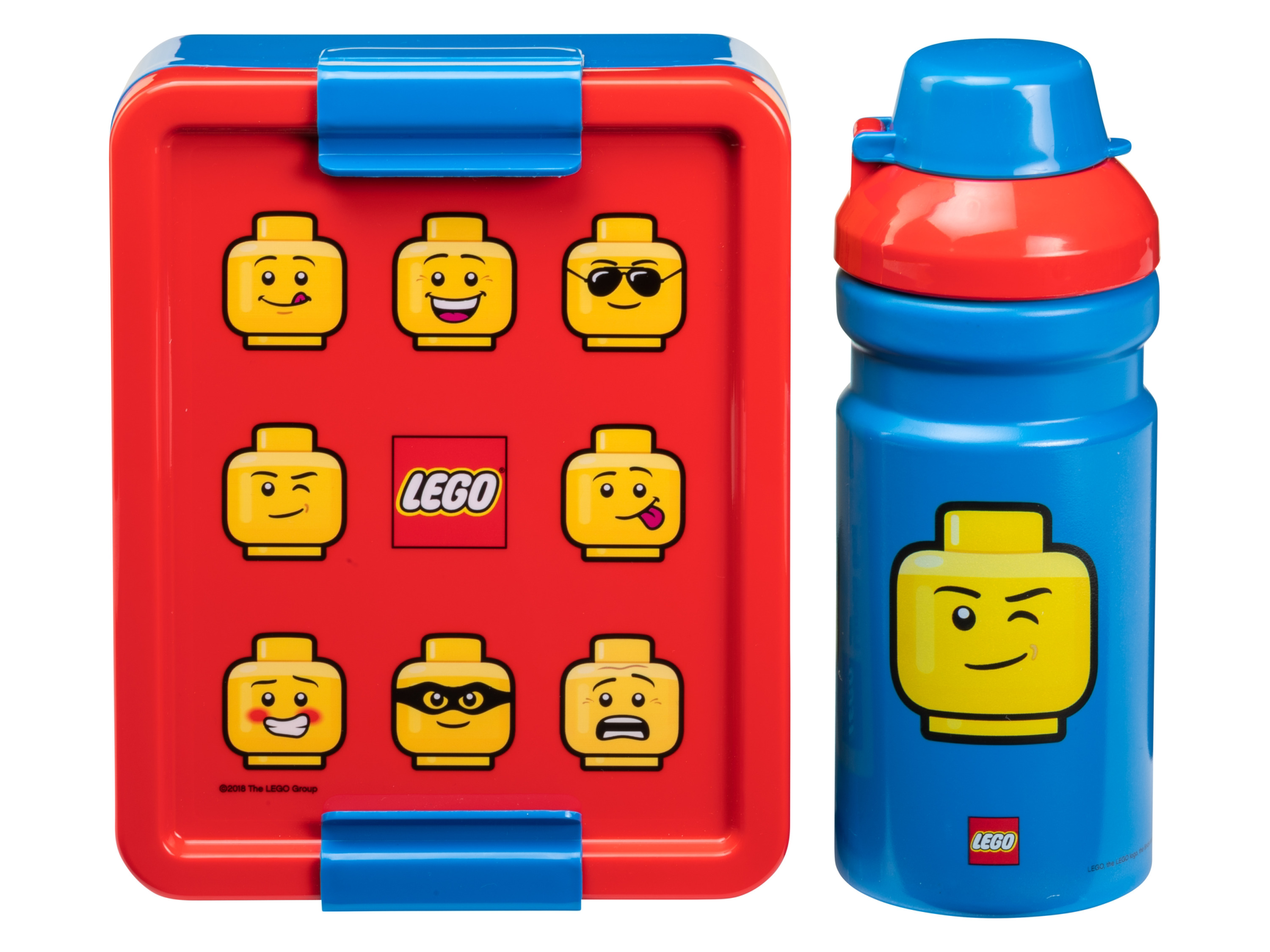 Lego Pojemnik na lunch z butelką Czerwony/niebieski