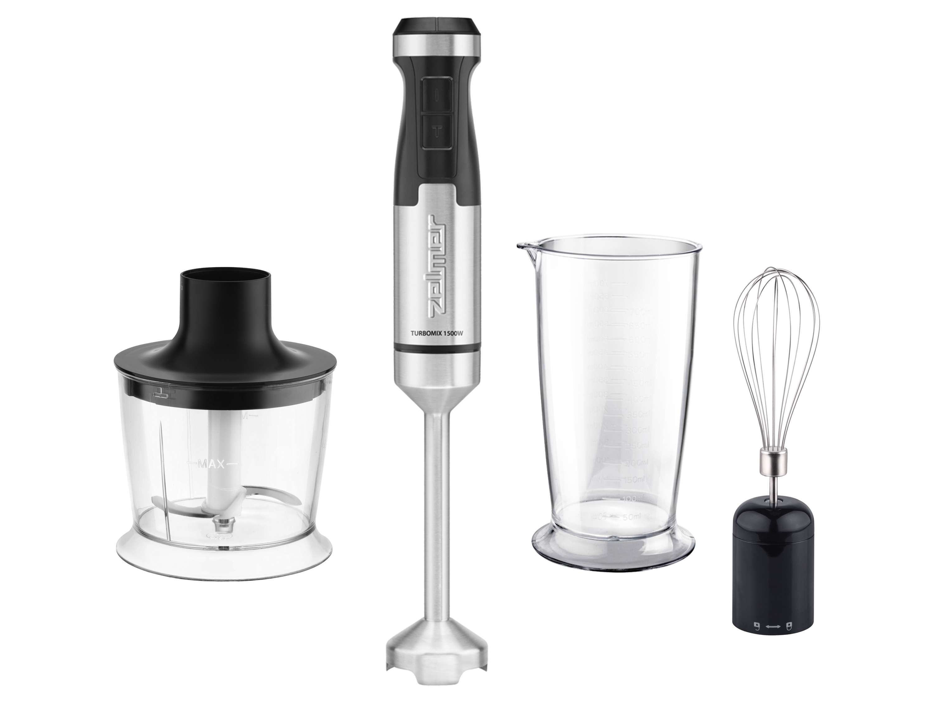 Zelmer Zestaw blender ręczny z akcesoriami, TurboMix Plus, 1500 W