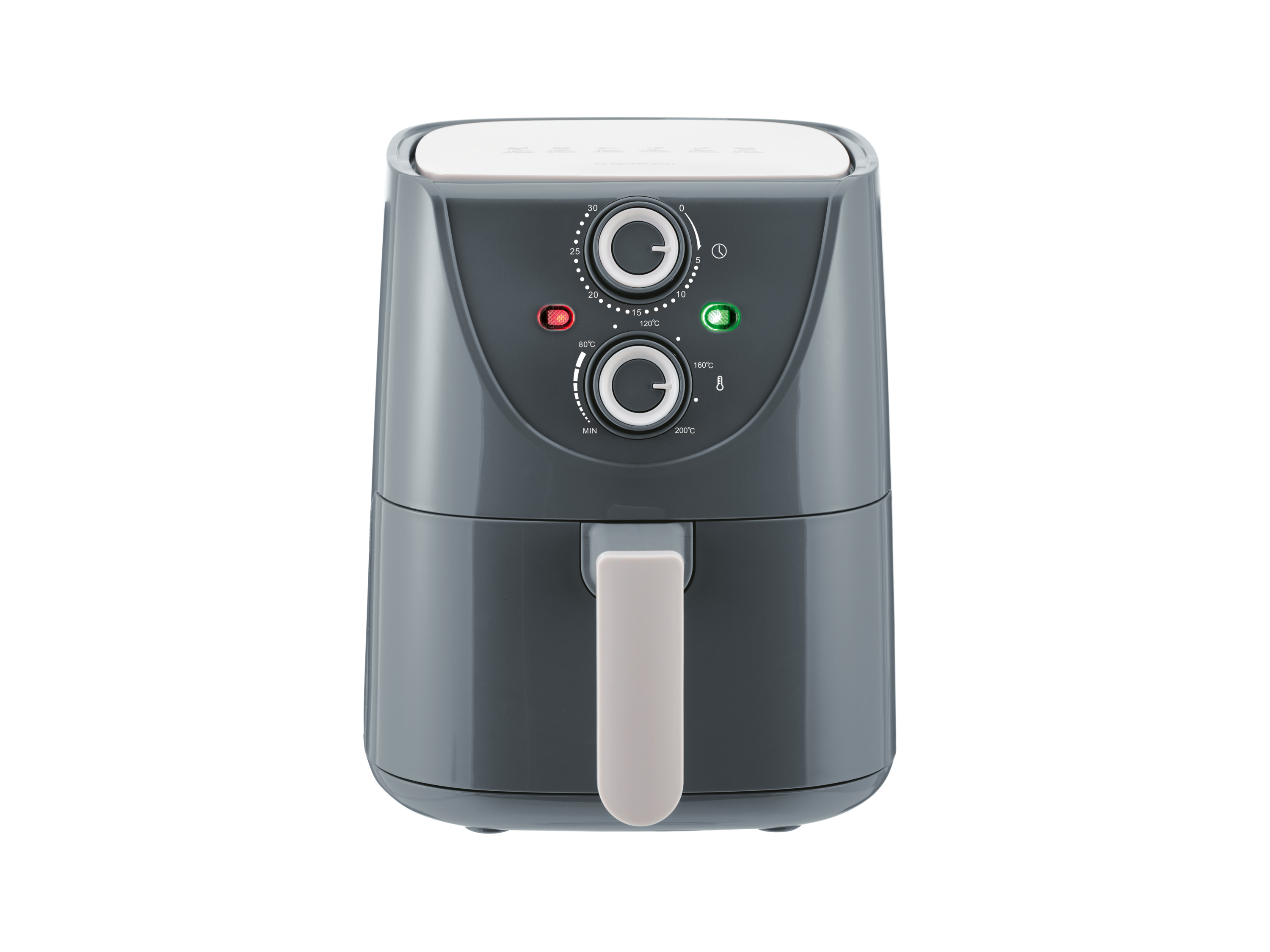 Silvercrest Frytkownica beztłuszczowa airfryer, 1000 W, Shlf 1000 D2 Szary