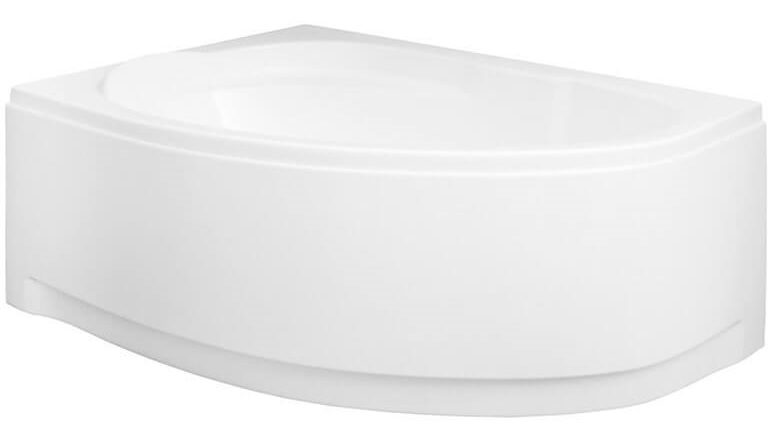 Polimat Marea obudowa do wanny 160 cm narożna lewa biała 00535