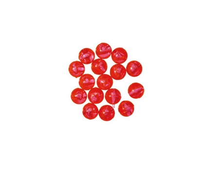 Gunki Koraliki Carolina Czerwone 6,5mm