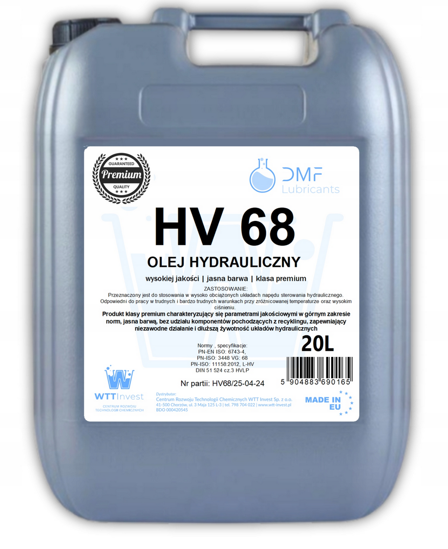 DMF HYDRAULIC OIL HV 68 20L - Petrostar