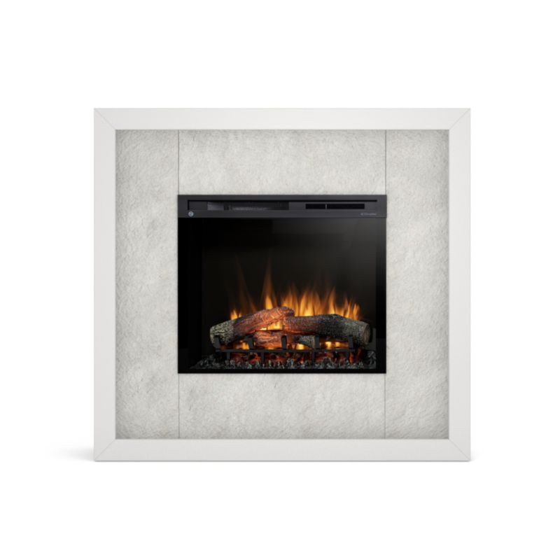 Kominek elektryczny Warmtec Litos 1400W 28" XHD Biały Mat, Crystal White 1 szt.
