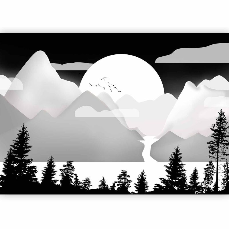 Fototapeta flizelinowa Artgeist 110g/m2 Dla dzieci czarna 300x210 (6 części) 10015ab rolka 1 szt