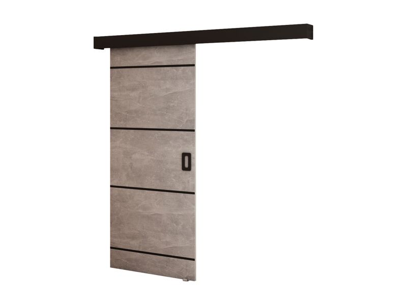 Drzwi przesuwne Beni IV 90x204 beton 1 szt.