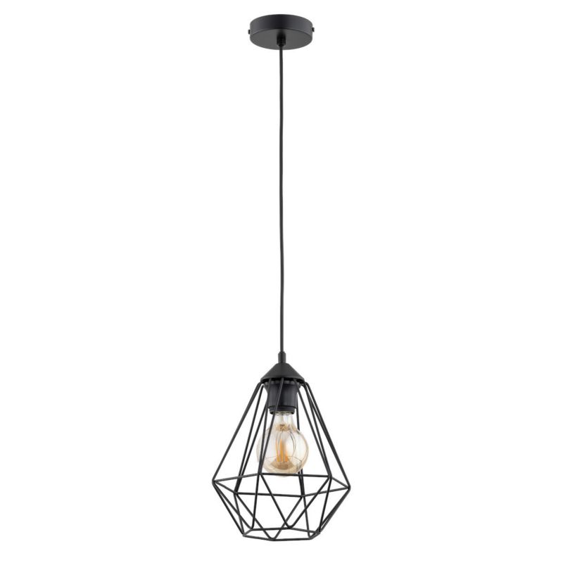 Lampa wisząca Alfa Kosmos czarna wym: 95 x 20 x 20 cm 1xE27 x 15W 1 szt.